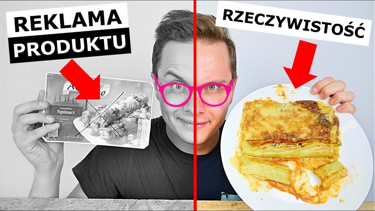 REKLAMA JEDZENIA vs. RZECZYWISTOŚĆ - PIZZA I INNE!