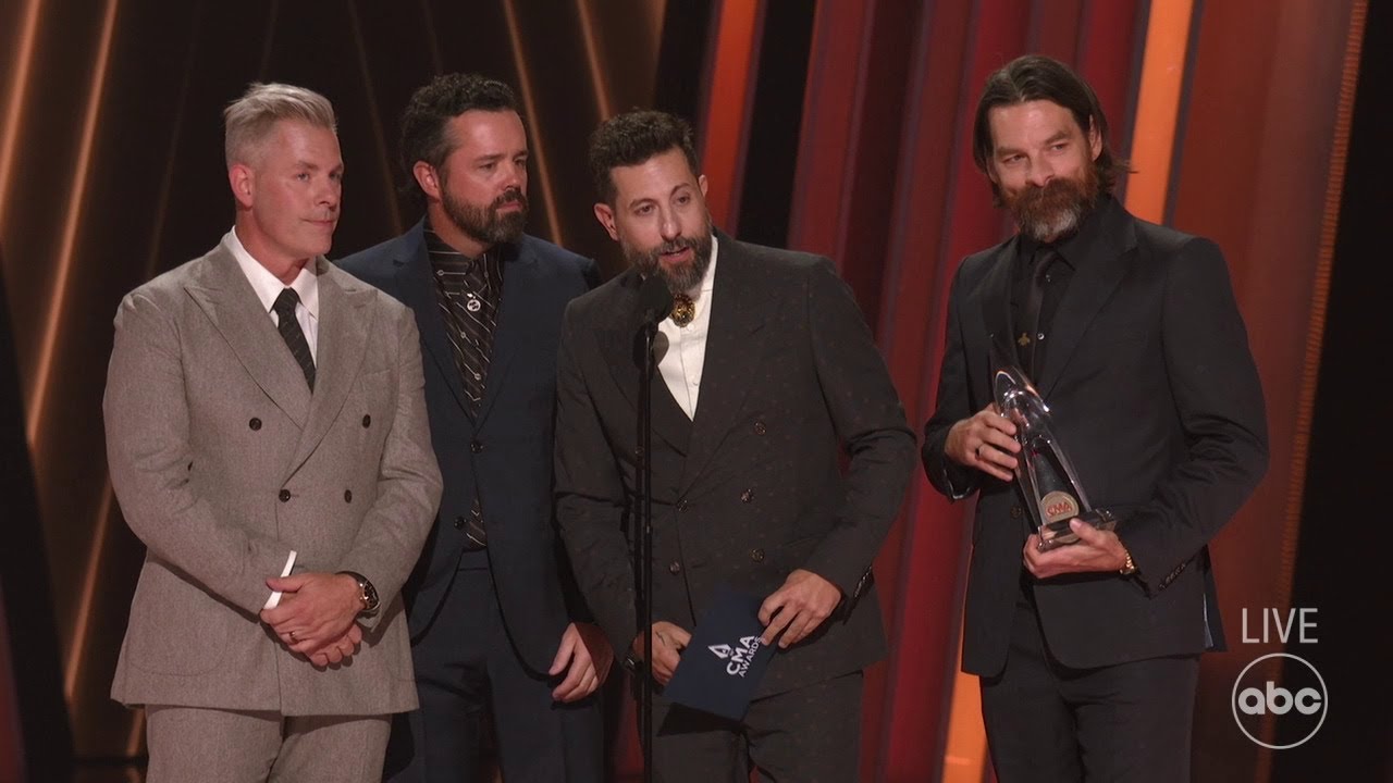 OLD DOMINION  Accepts the Award for Vocal Group of the Year at CMA Awards 2022 - The CMA Awards