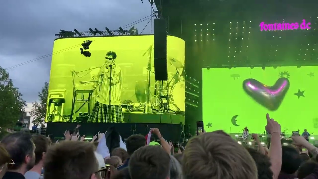 Fontaines D.C. - Here’s the Thing (extended Intro), stage entrance Finsbury Park 050725🔥
