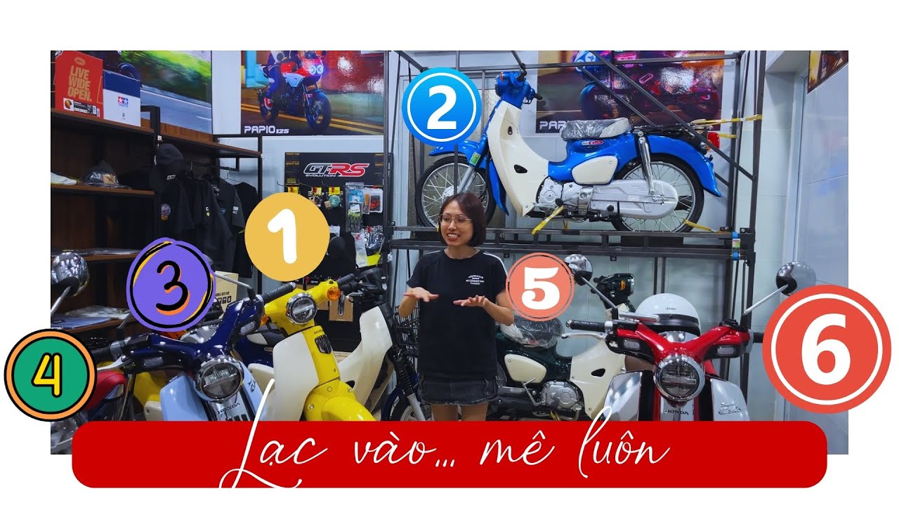 Lạc vào kho xe Super Cub Nhật... ngay tại Cub House Sài Gòn, Quận 5, TP HCM