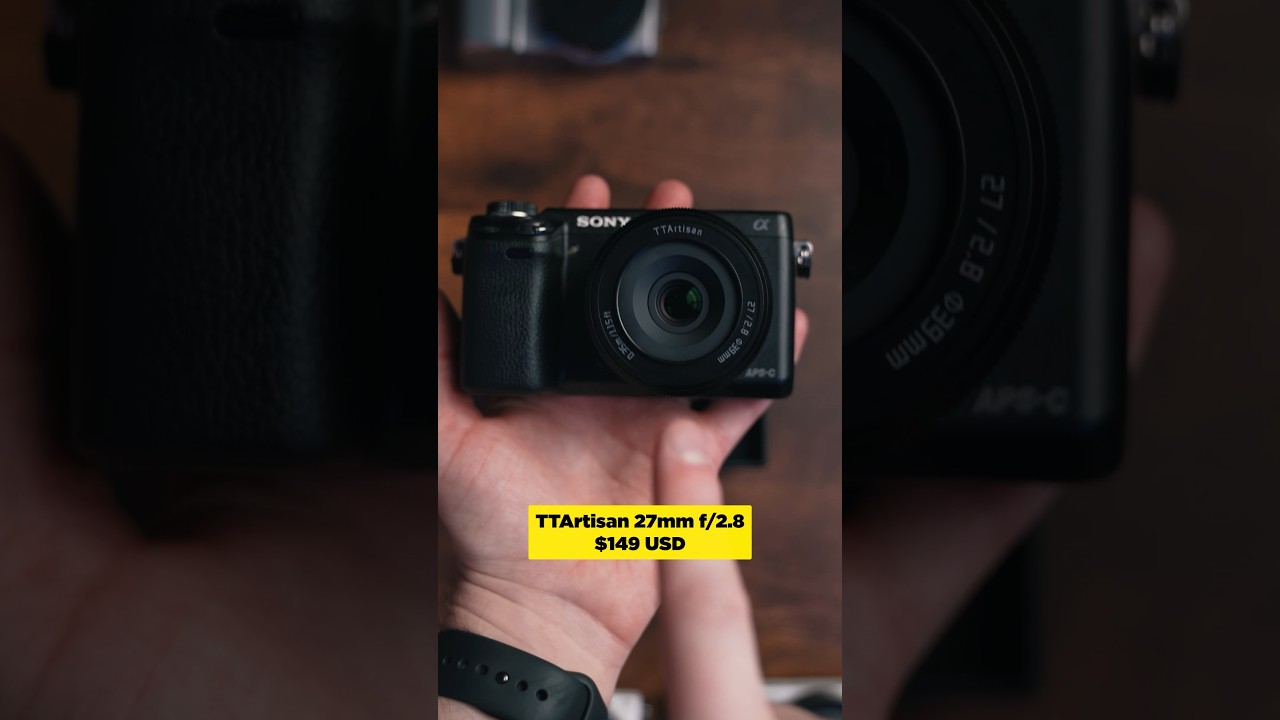 TINY Prime Lens For Sony E-Mount ($149)