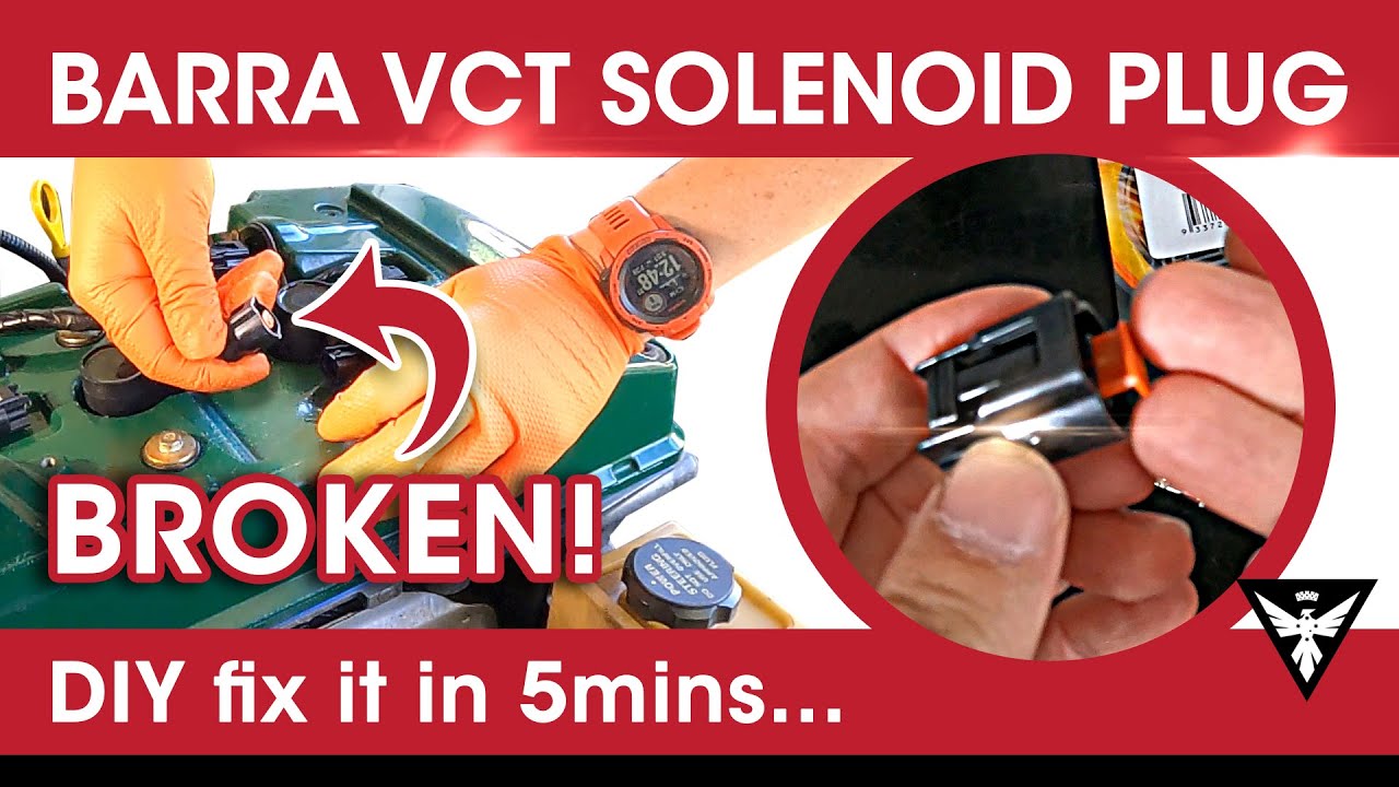 How To Replace Barra VCT Solenoid Plugs in 5 Minutes - DIY