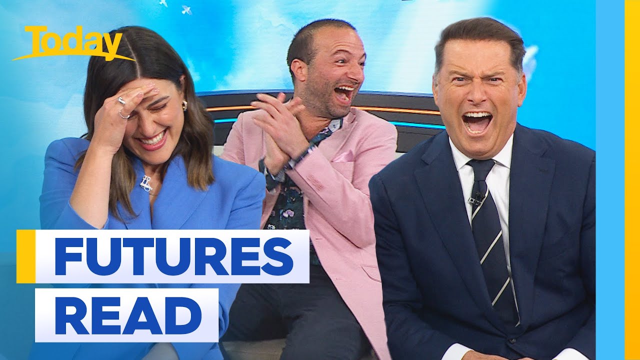 Psychic Harry T reads Karl and Sarah’s futures | Today Show Australia