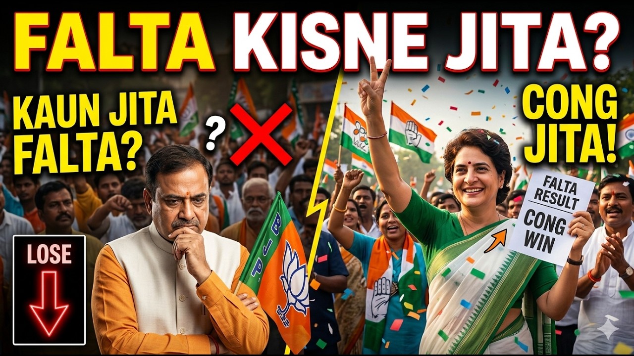 Falta Repolling Result 2026: BJP&rsquo;s Debangshu Panda Wins by 1 Lakh+ Votes! 🗳️ TMC Slipt to 4th