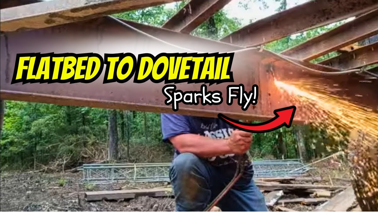 Transforming My Flatbed Trailer into a Dovetail | DIY Welding & Fabrication