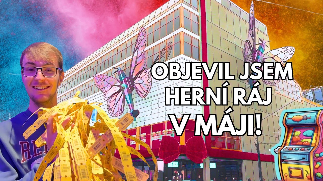 🤯 OBROVSKÉ HERNÍ CENTRUM, které musíš VYZKOUŠET! 🔥 Obchodní centrum MÁJ!
