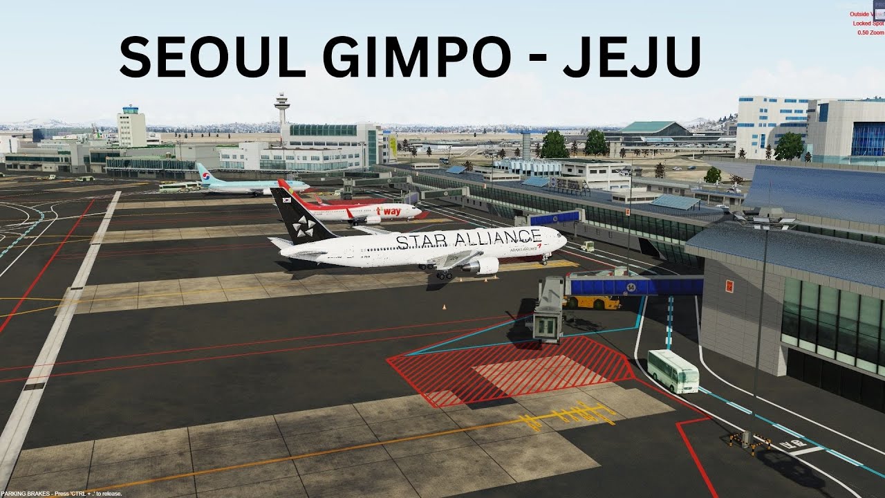 Simulation Flight RKSS-RKPC Boeing 767-300ER
