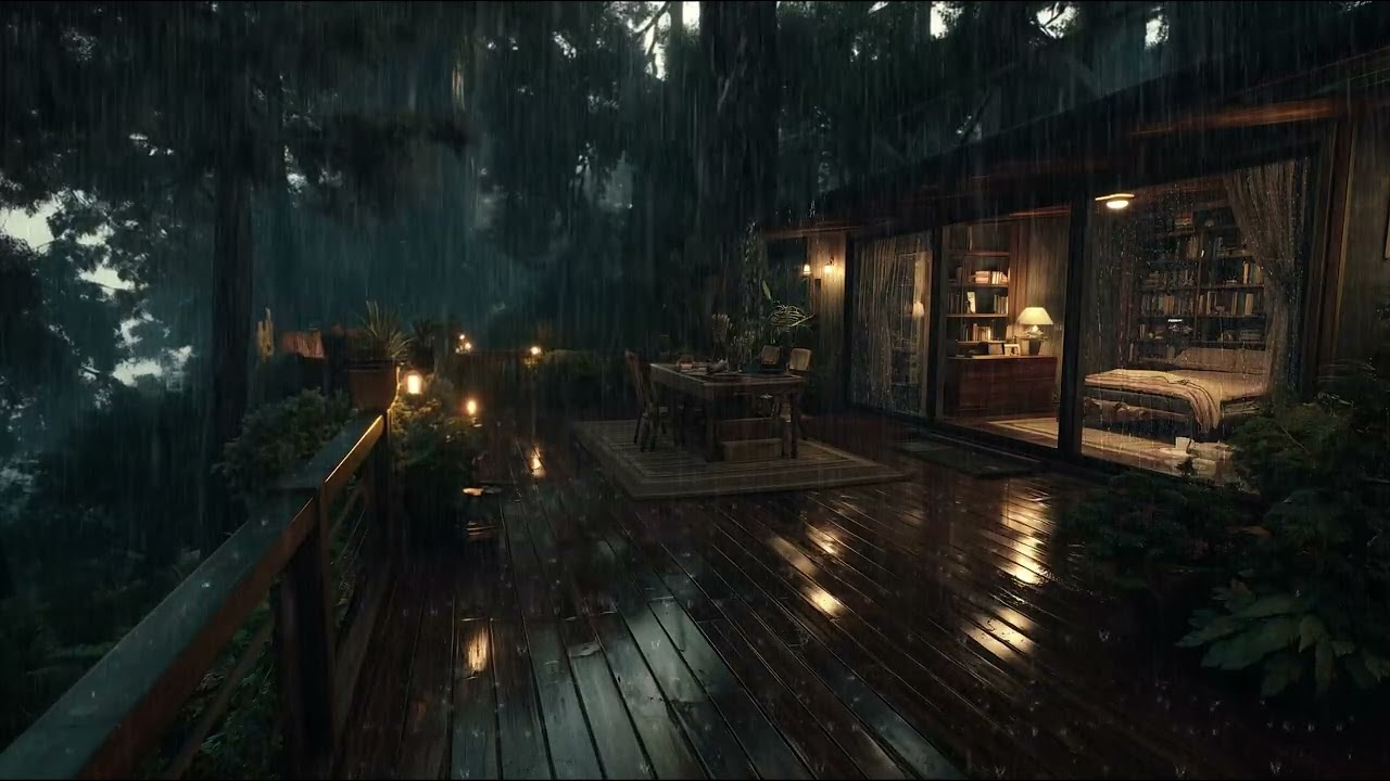 Silent Forest Night Rain | Natural Sounds for Deep Sleep