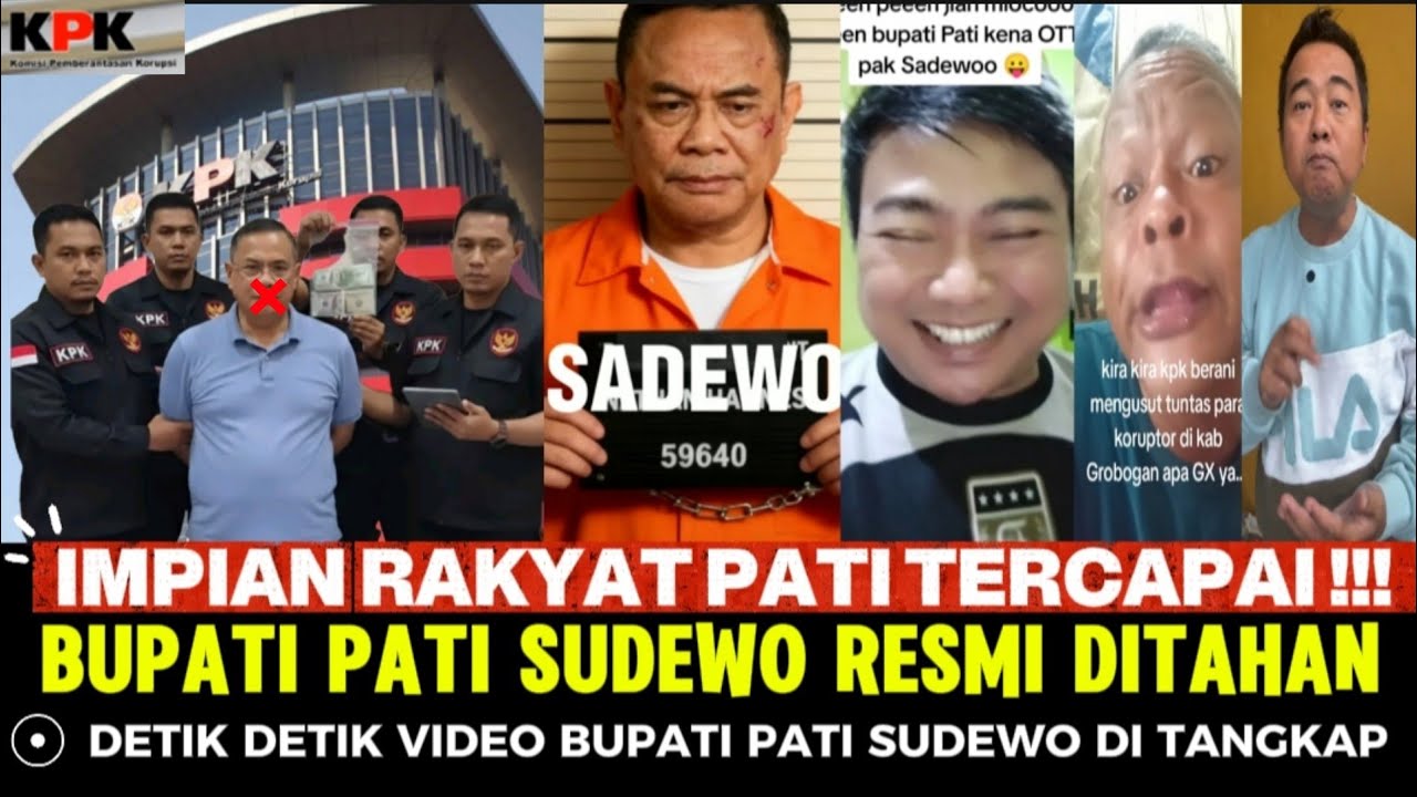 KURANG DARI 1 JAM !!! BUPATI PATI SUDEWO DIT4H4N,RAKYAT PATI TEPUK TANGAN.
