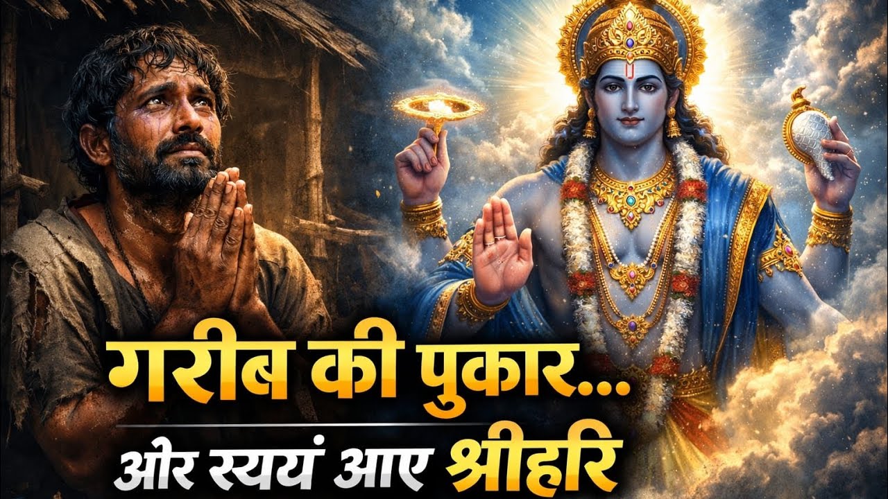 💫🏵 जब गरीब की पुकार से हिल गया वैकुण्ठ | श्रीहरि विष्णु की सच्ची कथा 💫जिस भक्त के  भगवान 🙏 श्री हरि 