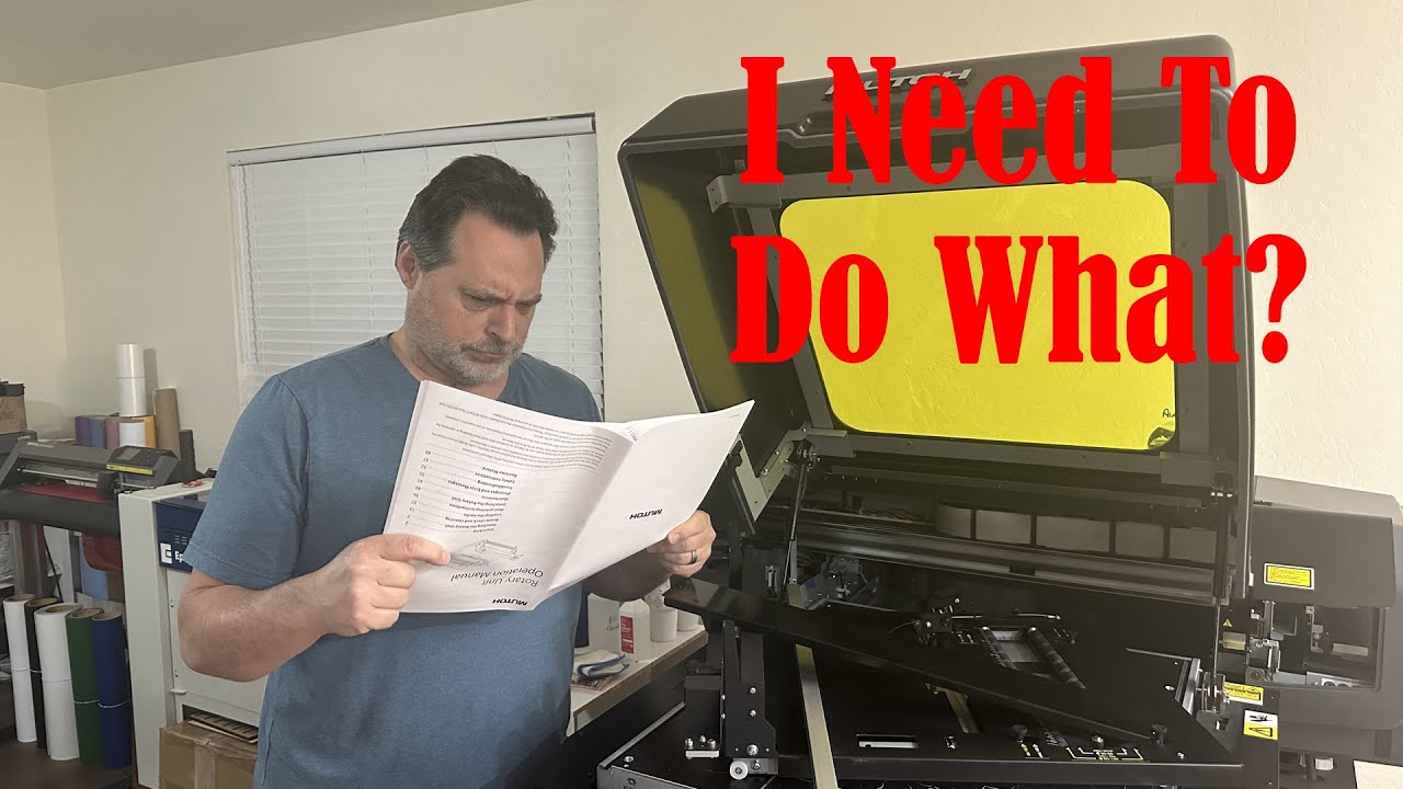 How to install the rotary unit into the Mutoh XpertJet 661UF