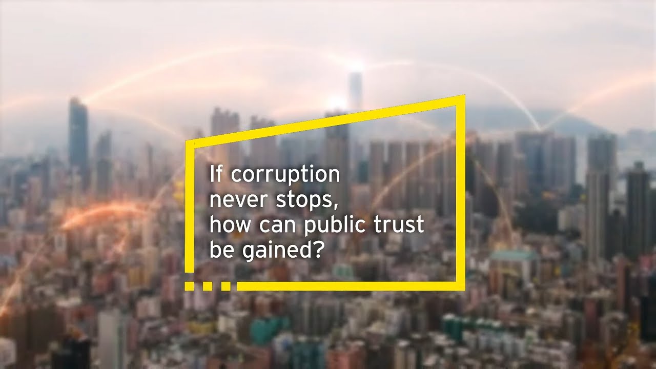 If corruption never stops, how can public trust be gained?