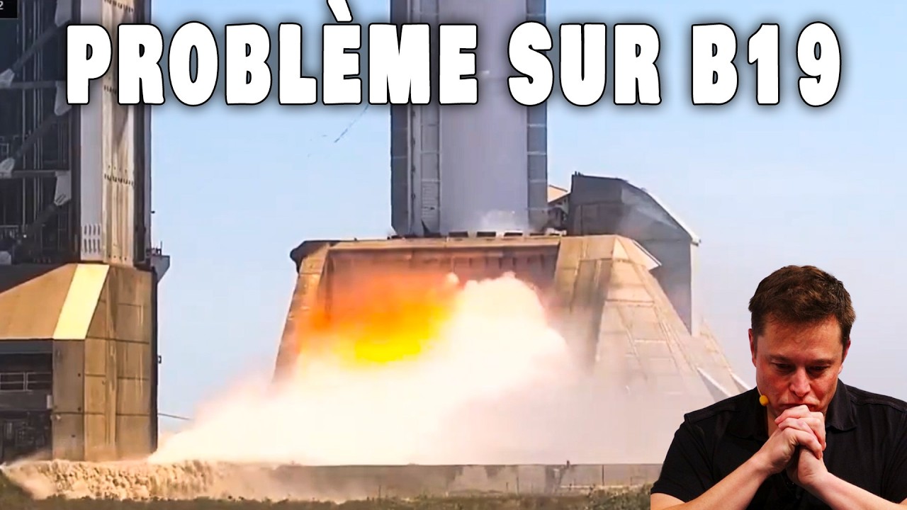 Starship Booster 19 : problème lors du tir statique des Raptor 3…que s’est-il passé ?