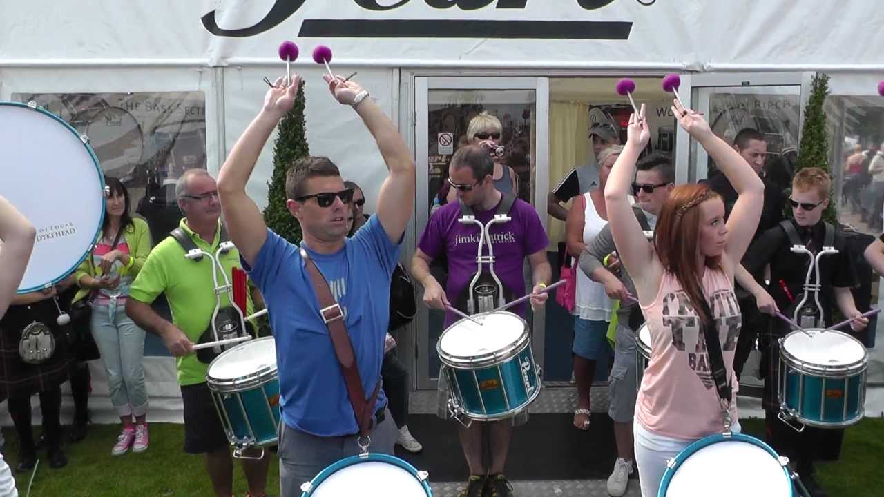 Shotts & Dykehead Caledonia Pipe Band - Drum Salute 2012, World Pipe Band Championships