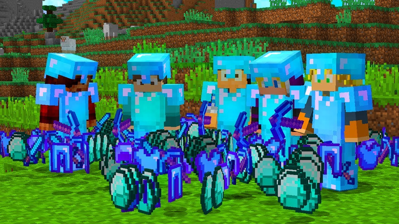 FICAMOS OVERPOWER NO SURVIVAL DO MINECRAFT - VILA PERFEITA #10