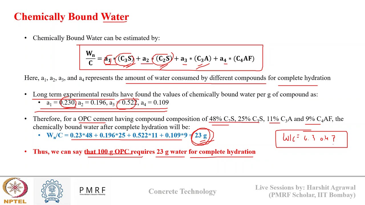 Concrete Technology WEEK 2: Testing of Cement and Types of Cement