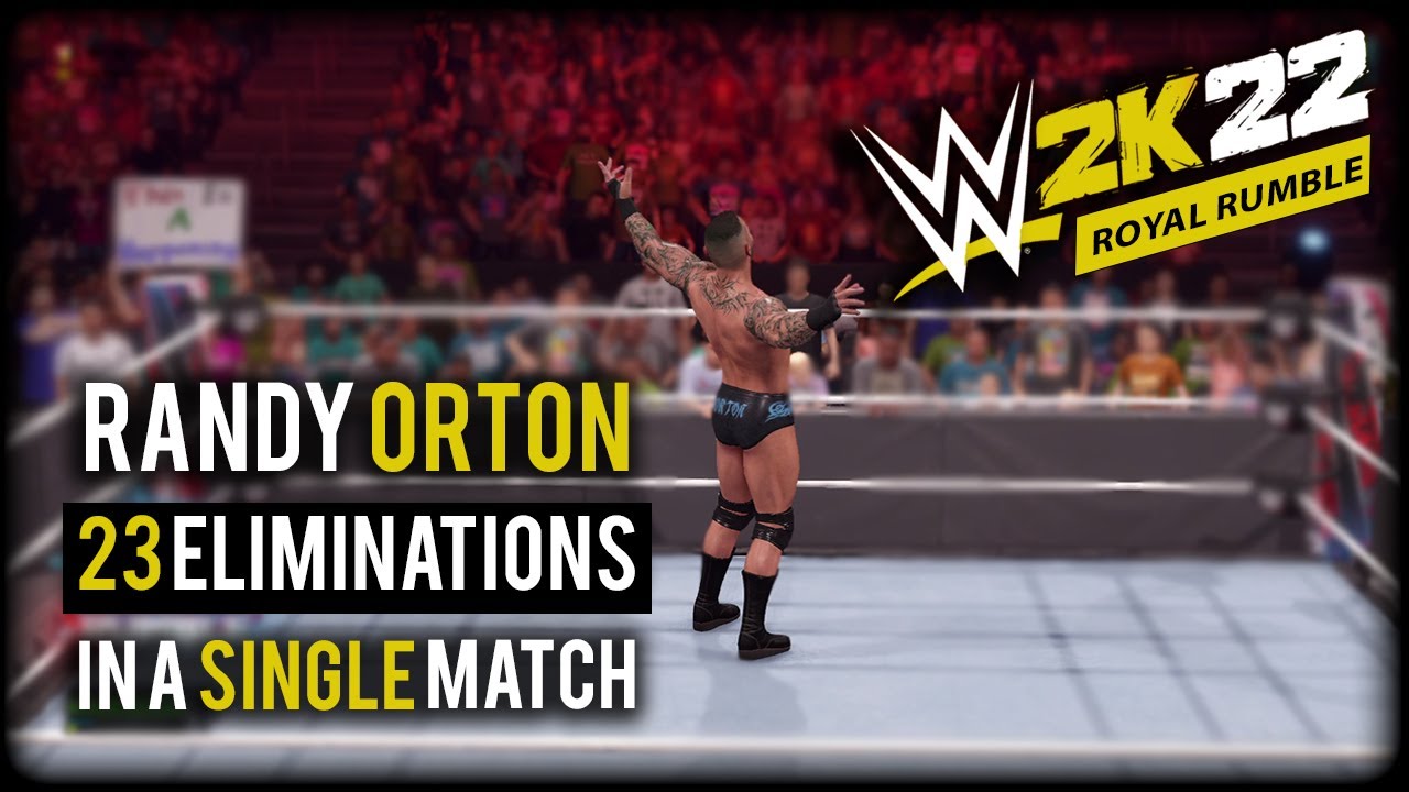 Randy Orton Royal Rumble First Entry Win | WWE 2k22 PC Gameplay
