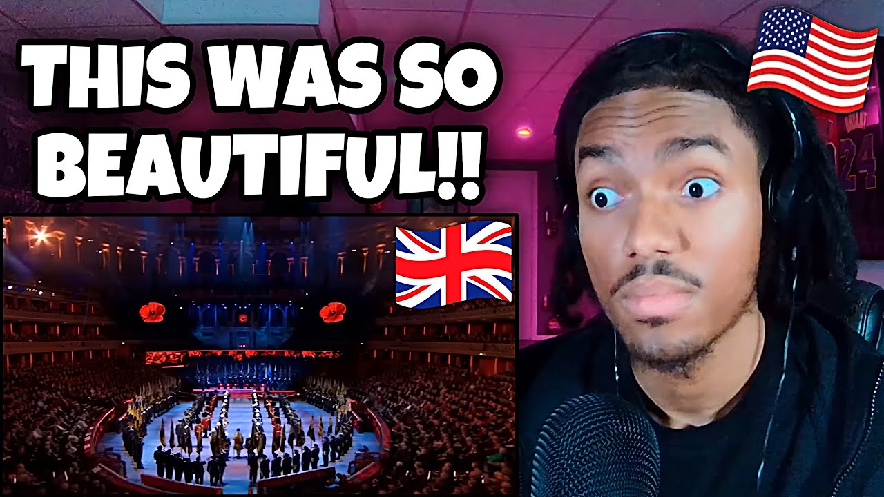 AMERICAN REACTS To I Vow to Thee My Country - Festival of Remembrance 2017