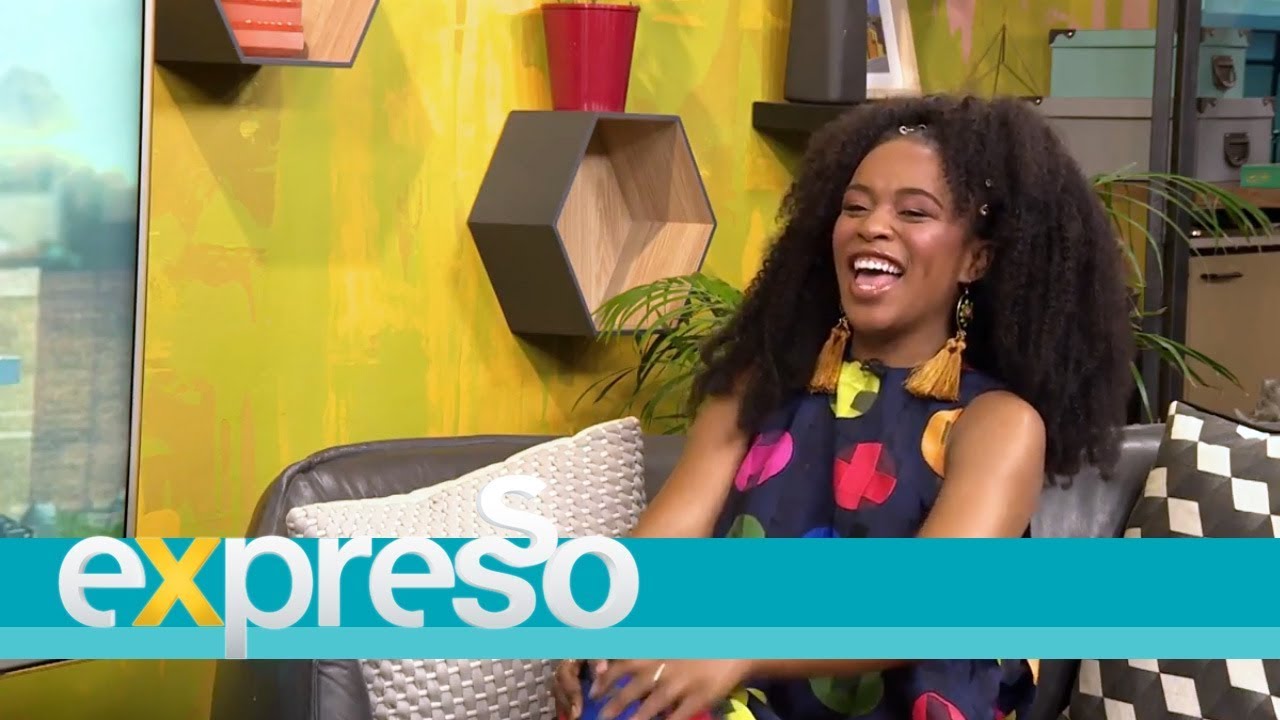 Nomzamo Mbatha visits Expresso