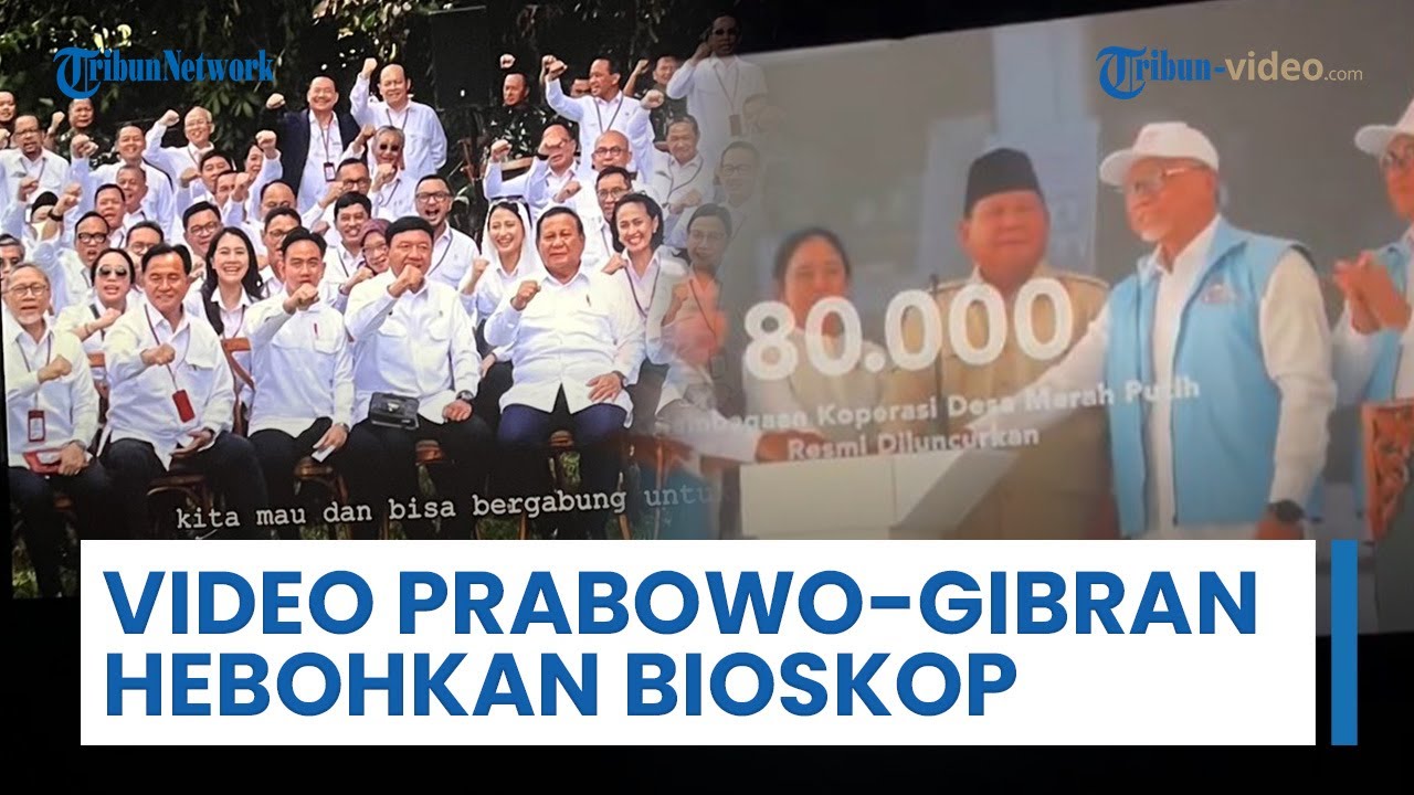 Heboh Penayangan Video Prabowo-Gibran di Bioskop, Netizen Nilai Ganggu Suasana Nonton Film
