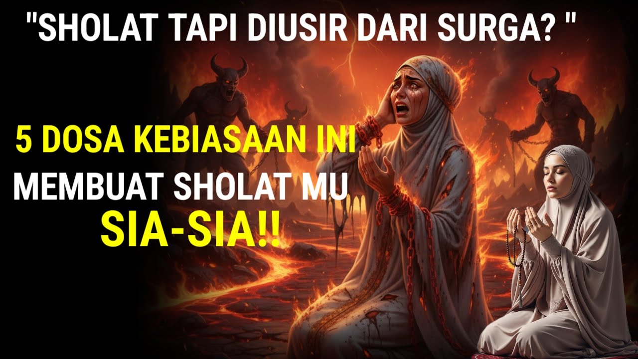 AWAS‼️ Sujudmu Sia-Sia? 5 Rahasia Mengerikan Mengapa Ahli Sholat Tetap Diseret ke Neraka!