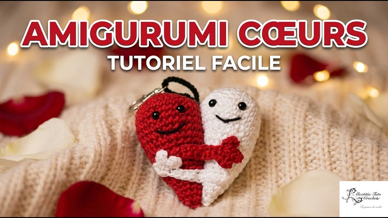 Tuto amigurumi coeur entrelacé au crochet