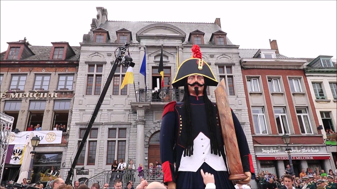 Ducasse d'Ath 2018 - La matinée de Samson & la fanfare de Moulbaix