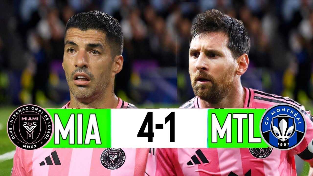 Messi Crazy 2 Goals | Inter Miami vs Montreal ( 4-1 ) | Extended Highlights & Goals 