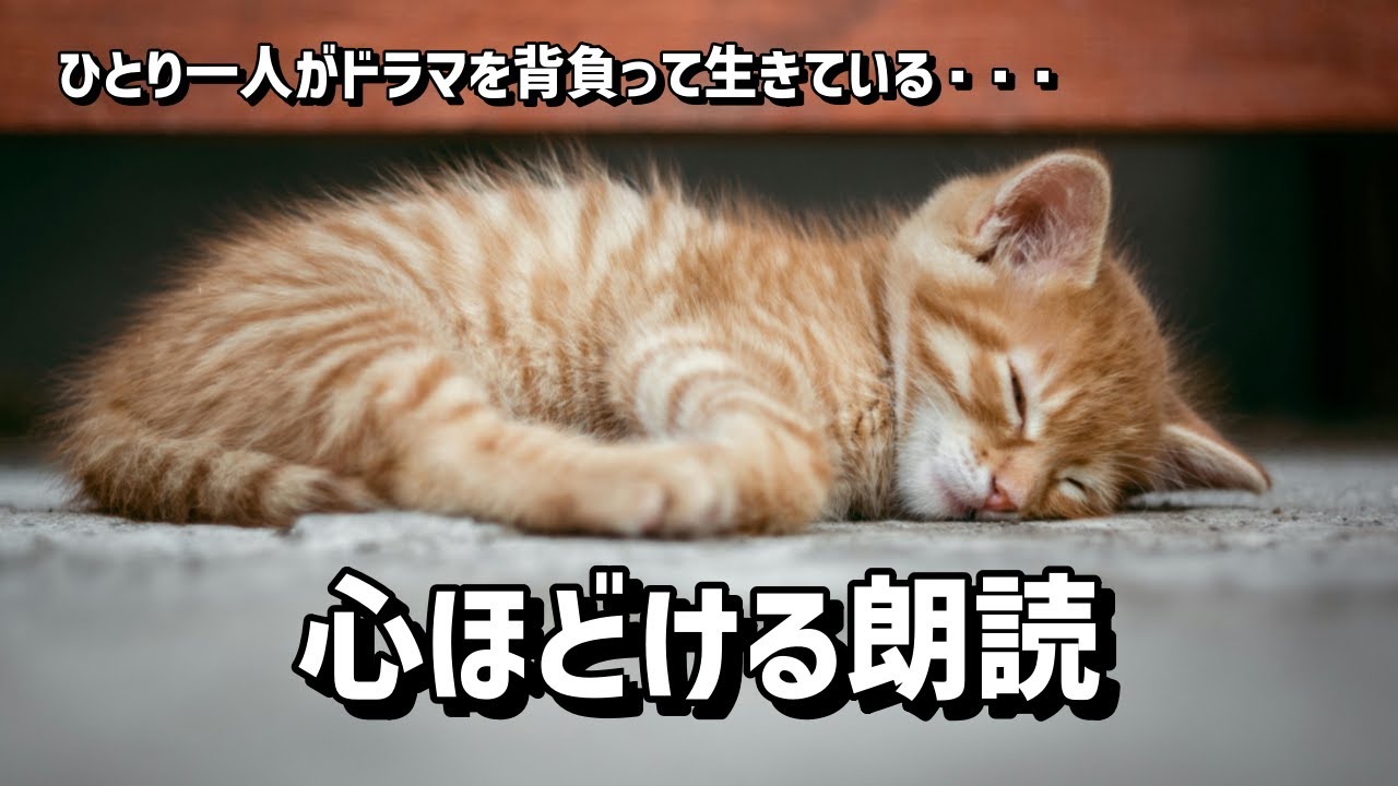 【心ほどける朗読】ゆれる気持ち・・・