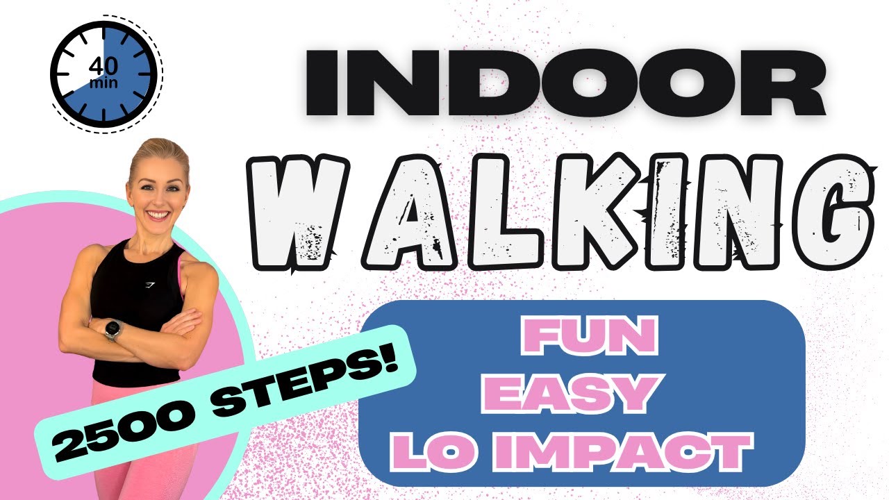 🚶‍♀️ Easy Indoor Walking Workout | 20 Minutes to Music