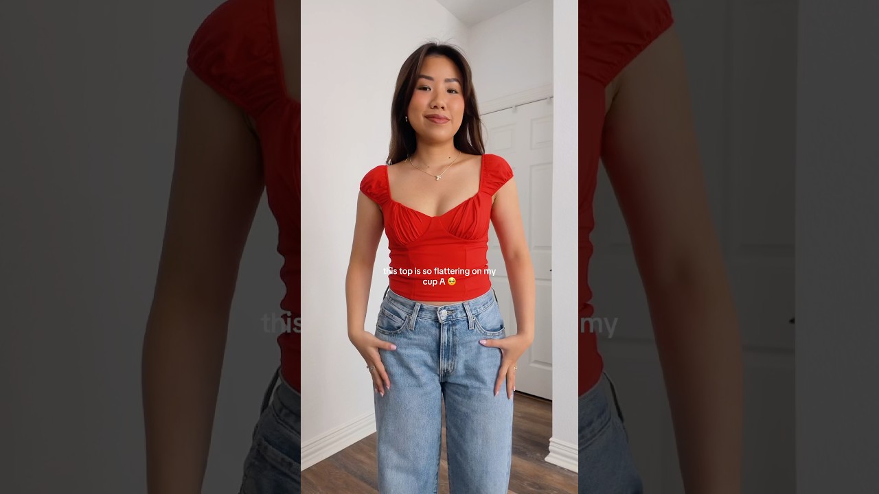 My favorite top recently 🥰 #redtop #outfitideas #springoutfit #ootd #ootdguide #amazonfashion