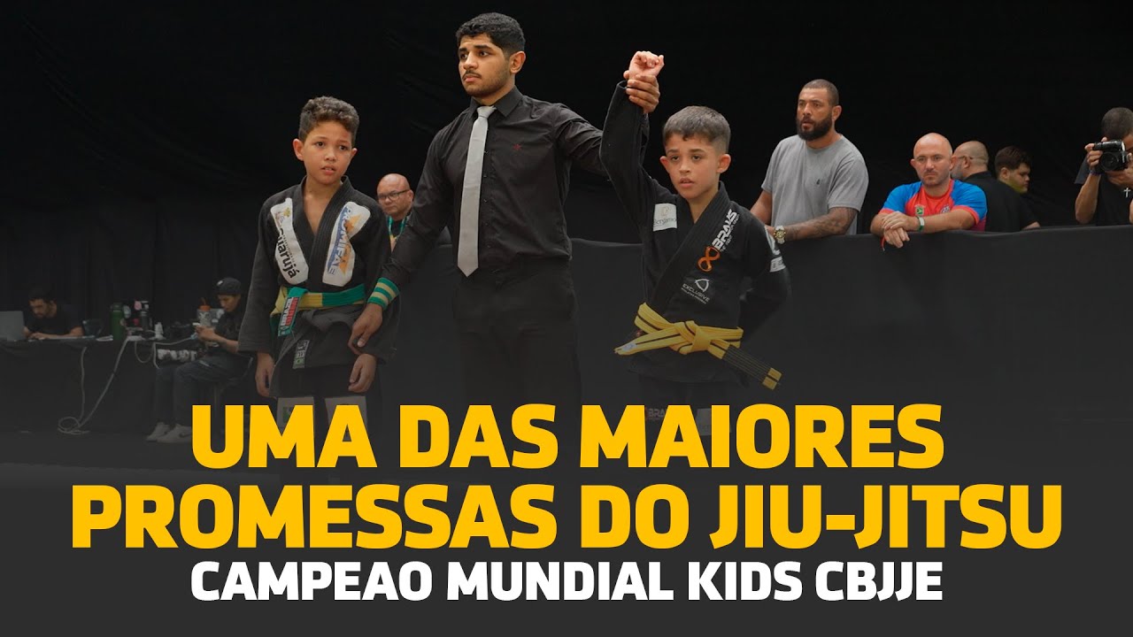 GABRIEL BASTIDA CAMPEAO DO MUNDIAL KIDS DA CBJJE! UMA DAS MAIORES PROMESSAS DO JIU-JITSU!