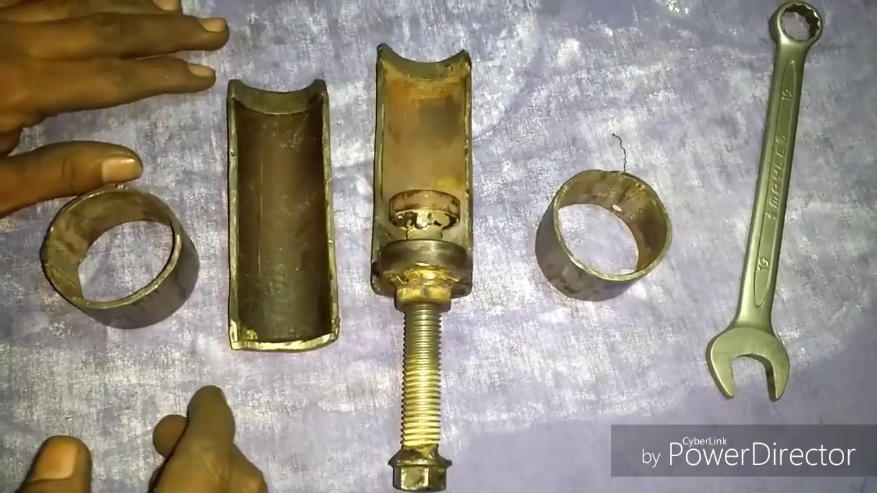 Como sacar a engrenagem do comando . passo a passo de como fazer uma ferramenta.
