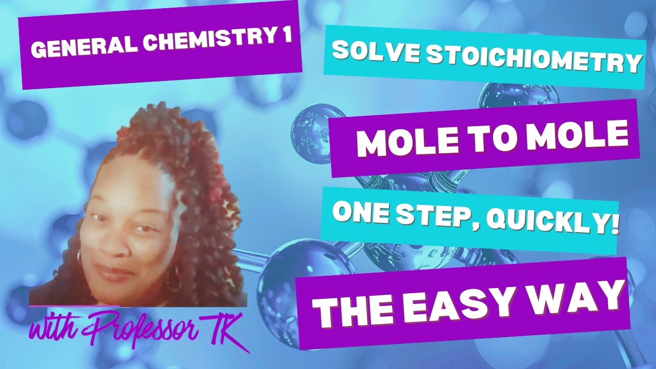 Stoichiometry Problem #1:  How to Calculate moles in a word