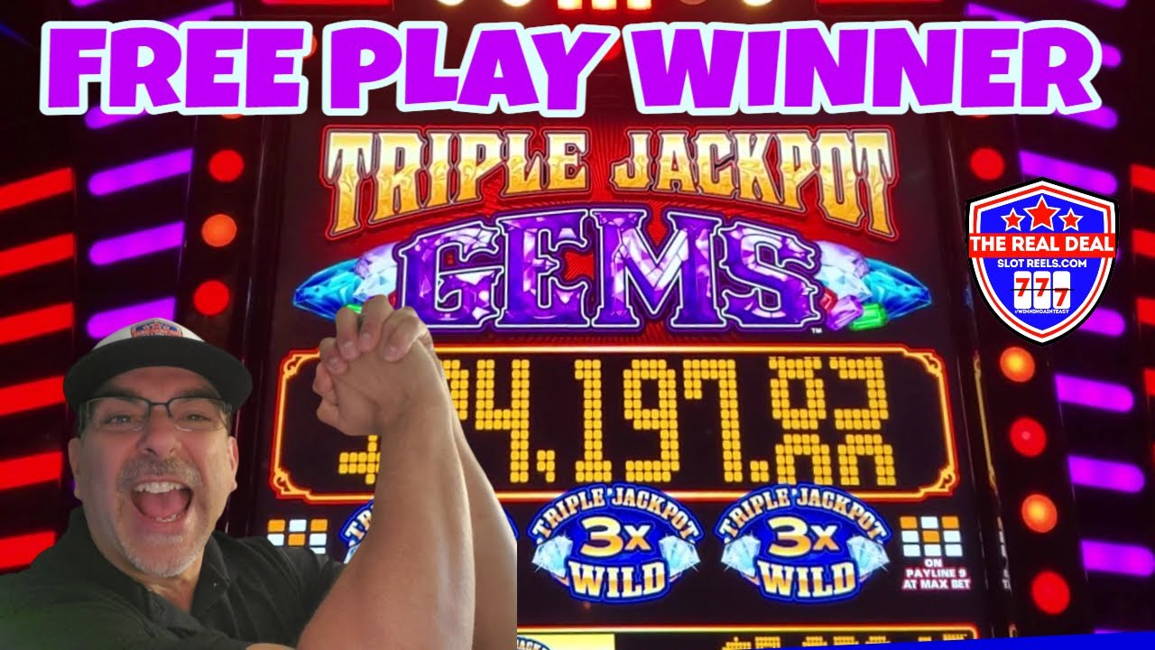 FREE PLAY WINNER on TRIPLE JACKPOT GEMS $9 BETS at ARIA CASINO