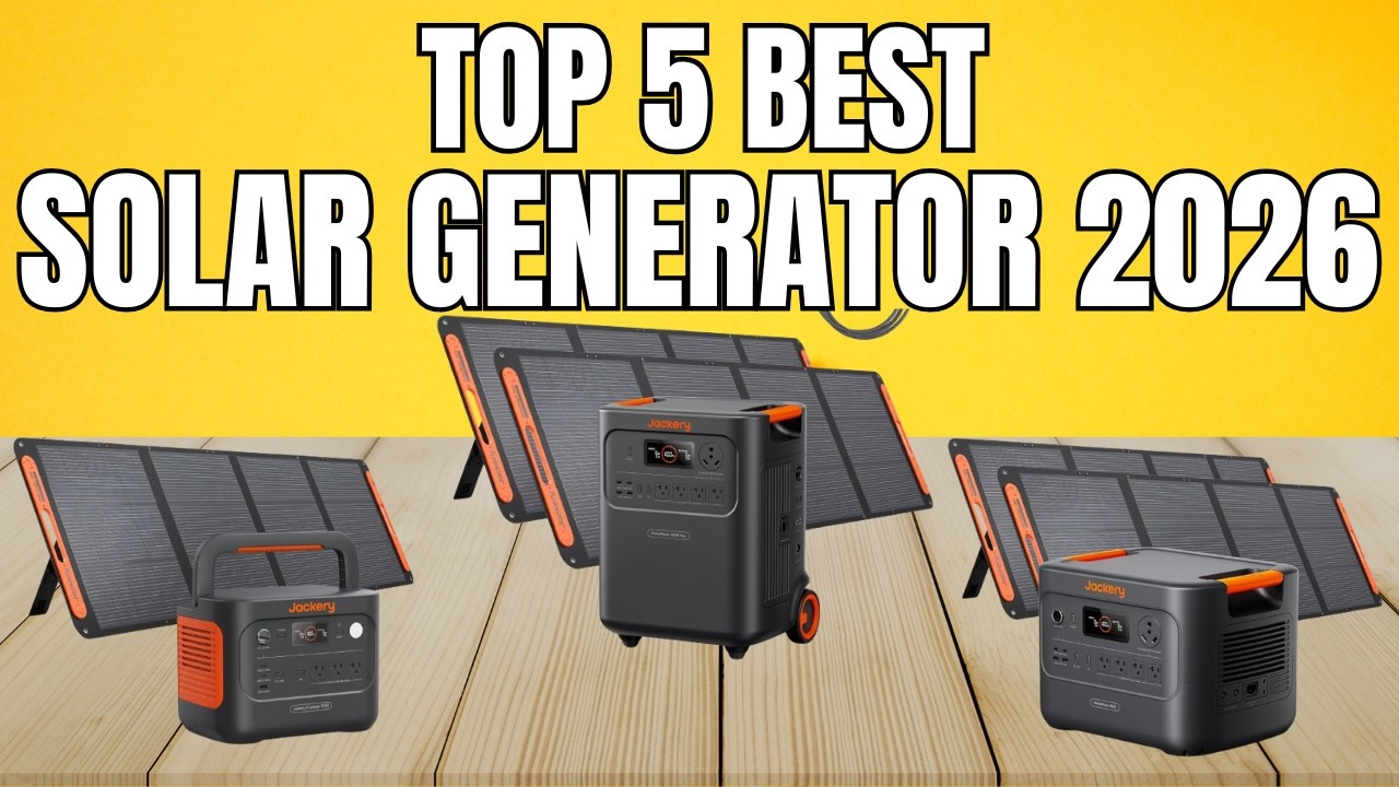 Best Solar Generator 2026 – Must Watch Before You Buy One!