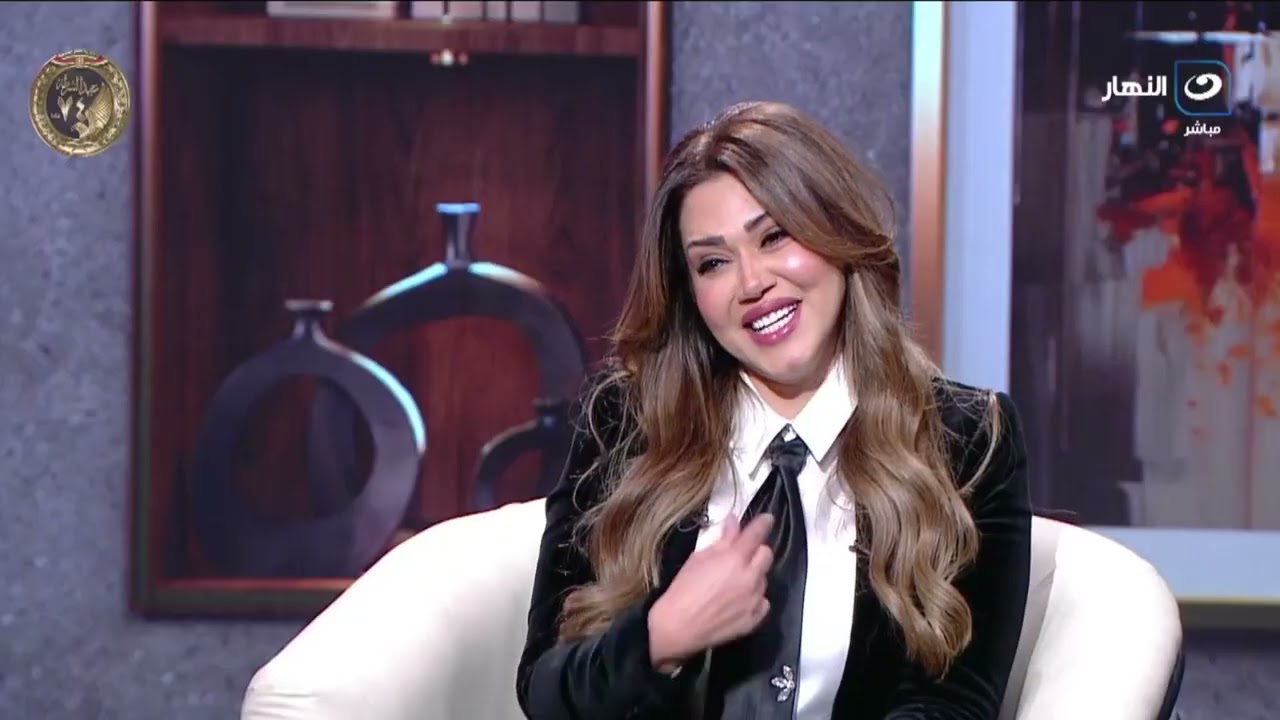 الفنانة نوليا مصطفى في ضيافة خالد أبو بكر في آخر النهار