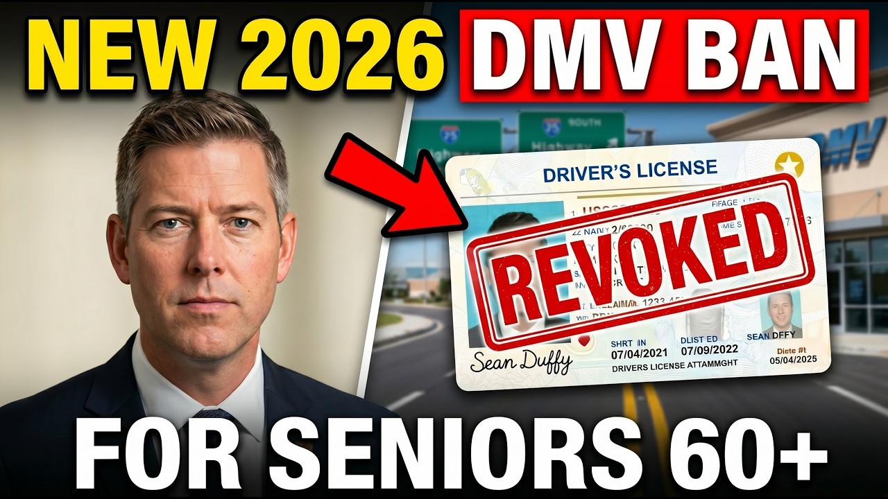 🤯 NEW 2026 DMV BAN FOR SENIORS 60+ &mdash; Watch Before You Renew Your License