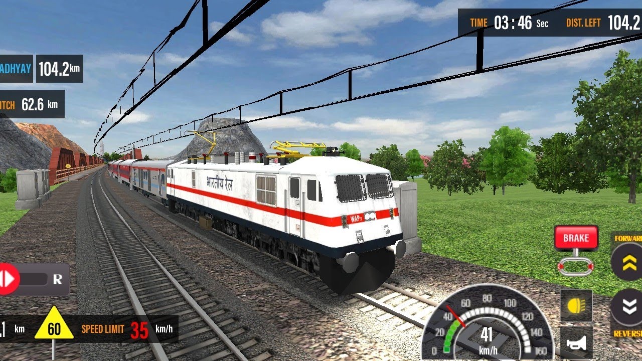 Realistic Train Physics | Indian Train Sim 2023 - Android Gameplay