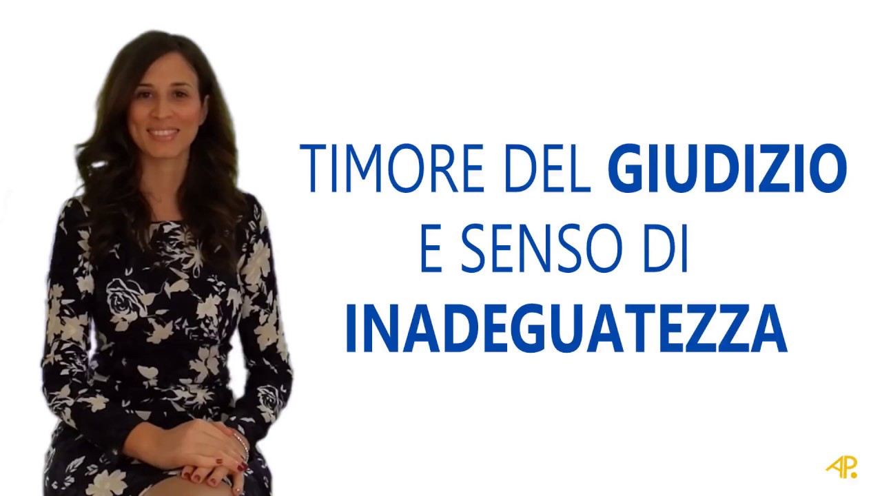Paura del giudizio degli altri e senso di inadeguatezza