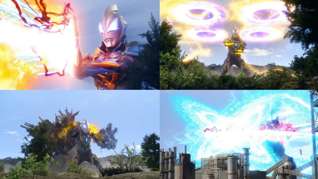 Ultraman Geed Galaxy Rising All Technique
