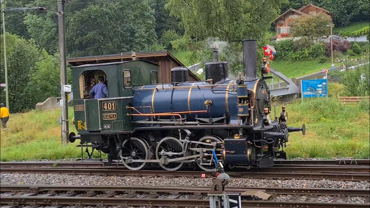 Fahrsonntag beim Dampfbahn-Verein Zürcher Oberland im Bauma | 1. August 2021
