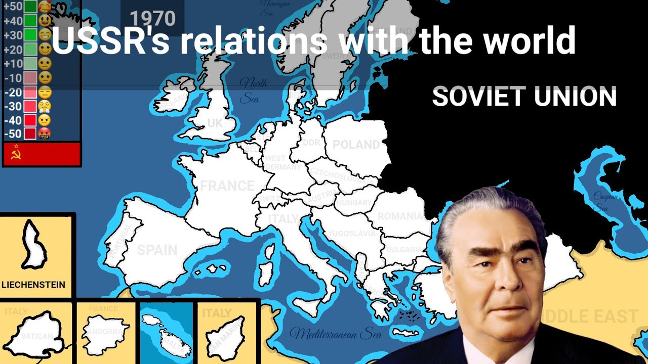 Relations between Soviet Union and other countries of the world (Red Alert)