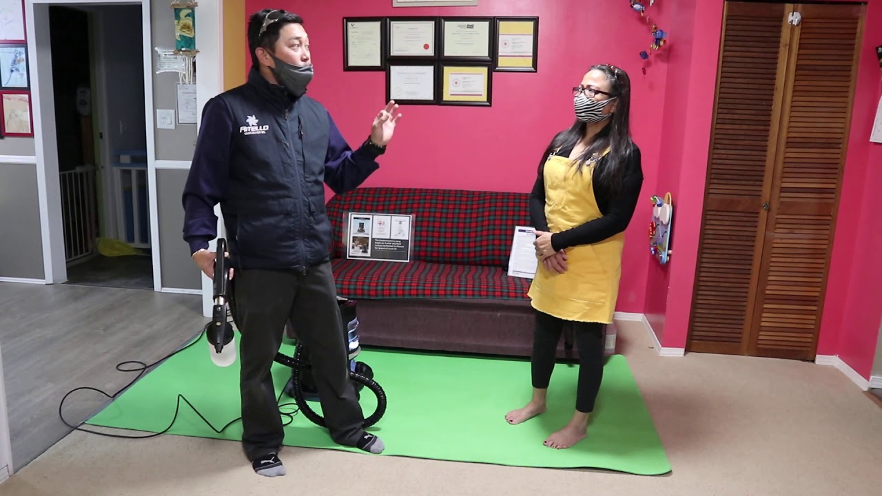 Ritello Vancouver using IPA Surface Disinfectant/Sanitizer