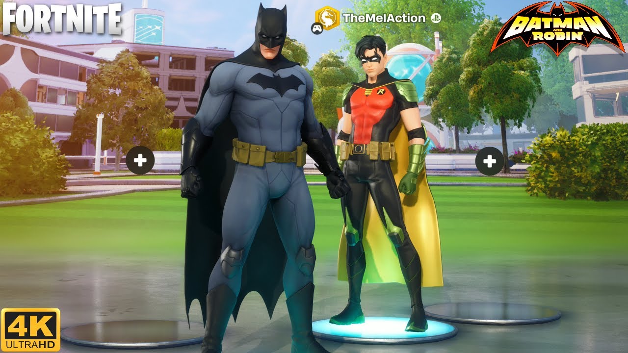 Batman and Robin DUOS MATCH - Fortnite Chapter 6 Season 3 (4K 60FPS)
