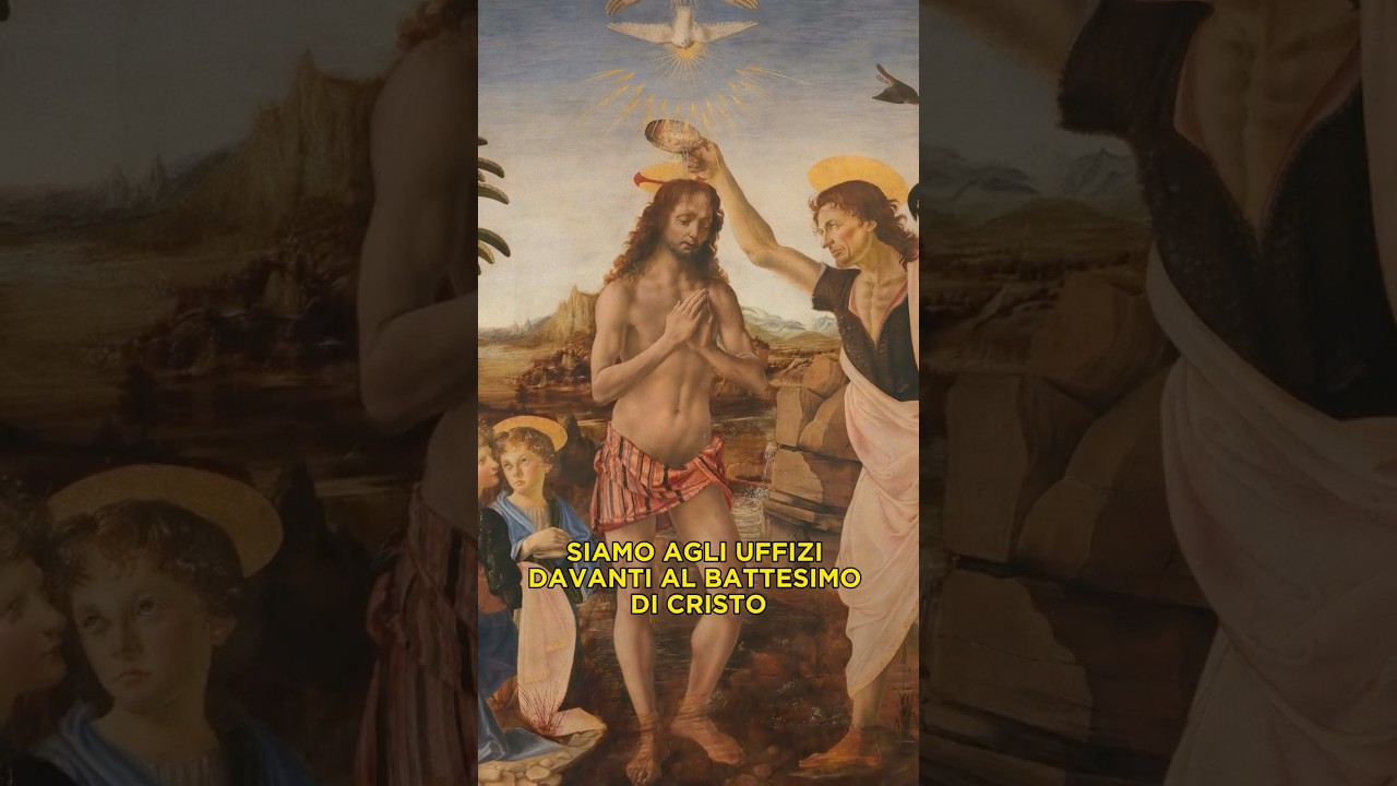 Il Battesimo di Cristo, di Andrea Del Verrocchio e Leonardo Da Vinci  #curiosit&agrave; #storia #leonardo