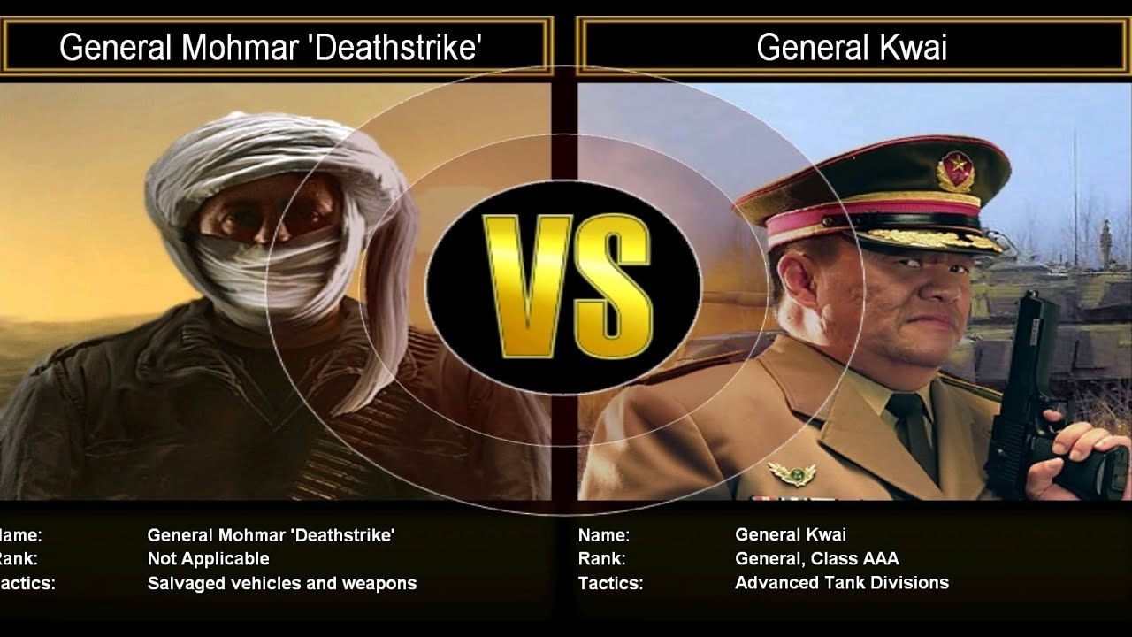 Shockwave Challenge Mode: General Mohmar Deathstrike VS General Kwai