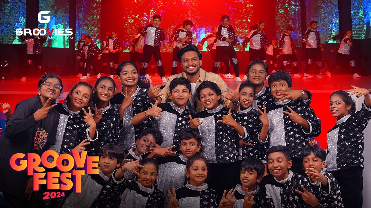 High-Energy Hip Hop Performance by Offline Juniors | Choreo Vishnu Groovi   | GrooveFest 2024