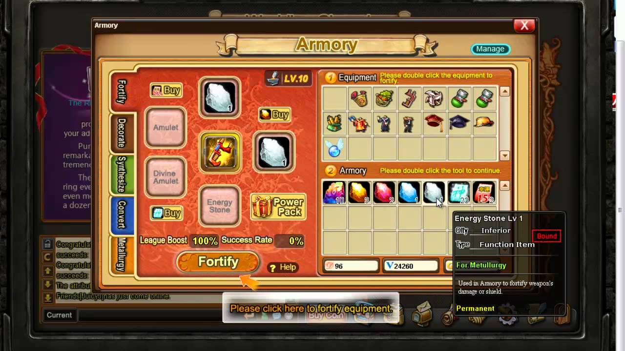 DDTank Holygunz Fortify +12 Weapon and +8 outfit