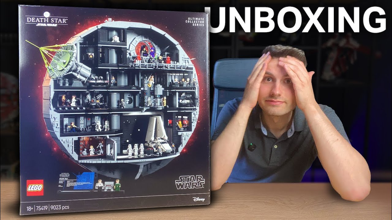Unboxing des 1000&euro;-TODESSTERNS 😳😅 Lego Star Wars 75419 UCS Death Star